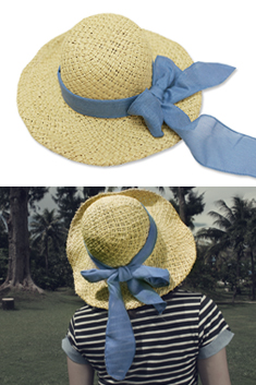블루 소프트 중챙여성 모자